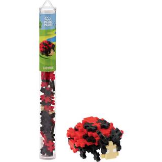 PLUS PLUS 3D Bug byggeklodsst Insektstammelegetj til brn 70 sammenlsende stykker - Ladybug Mini Maker Tube Kit