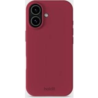 Holdit iPhone 17 Soft Touch Silikone Mobil Cover - Red Velvet
