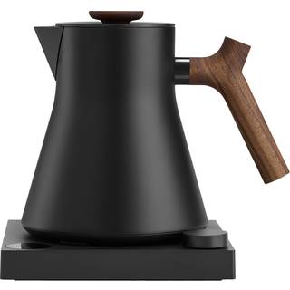 Fellow Corvo EKG Elkedel 0,9 L Mat Sort med Træhåndtag i Valnød