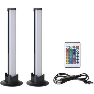 EGLO GAMER LIGHT Bordlampe Sæt - Sort, 2x3,3W RGBW + 3000K