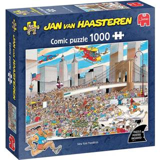 Genoptrykt Puslespil af JVH "New York Marathon" 1000 Brikker