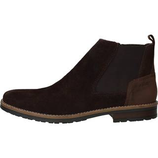 Rieker M Kort Støvle i Ruskind Brun 42