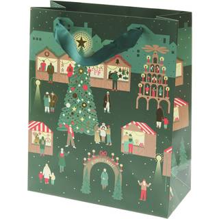 Geschenktüte Weihnachtsmarkt L
