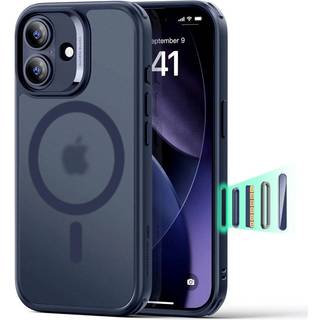 iPhone 17 ESR Classic Hybrid Cover m. Indbygget Camera Control Knap - MagSafe Kompatibel - Mat Blå