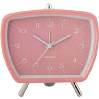 Karlsson Circus Retro Vækkeur KA5939PI - Unisex - Quartz - Metal