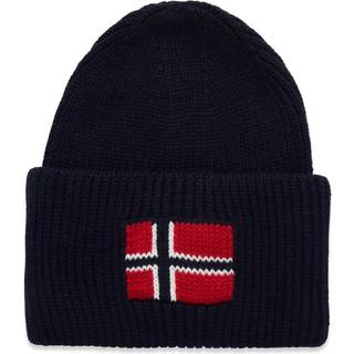 NAPAPIJRI Herren Mütze blau Woll-Stoff