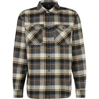 Heber Peak SilvaHe. Checked Shirt Skjorte Herrer størrelse S farve grå