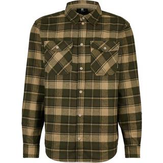 Heber Peak SilvaHe. Checked Shirt Skjorte Herrer størrelse S farve olivengrøn