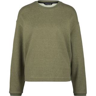 Stoic Women's MMXX. Kumla Loose Fit Crew Neck Sweatere Damer størrelse L farve olivengrøn