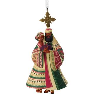 Hallmark Mahogni Nativity julepynt