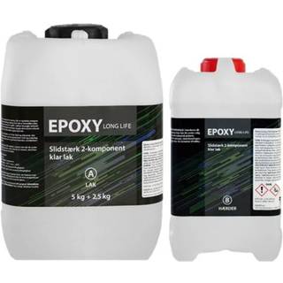 Epoxy klar top coat 2K 7,5 kg inkl. hærder