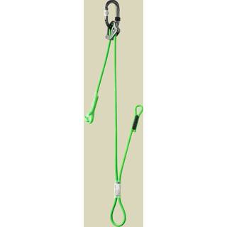Edelrid Switch Double Adjust Sløjfe til egensikring størrelse 120 cm / 45 cm farve grøn/hvid