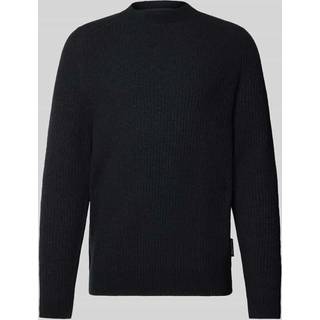 Marc O'Polo Herren Pullover schwarz unifarben