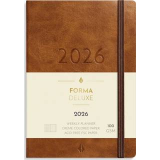 Mayland 2026 Forma Deluxe Ugekalender, A6, brun