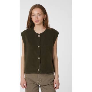 Neo Noir - Mariko Teddy Vest 164594 - 151 - Army