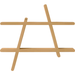 Andersen Furniture A-Shelf væghylde Special Edition Brown beige M 52x9x46 cm