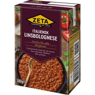Zeta 4 x Linsebolognese