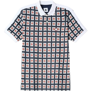 Pretty Green Timperley Geo Polo T Shirt Multi