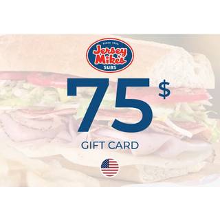 Jersey Mikes Gift Card 75 USD Key - UNITED STATES