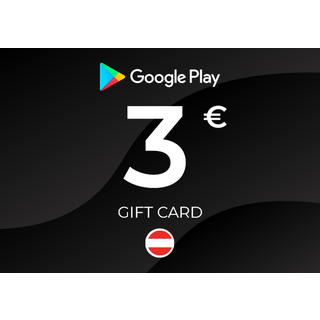 Google Play Gift Card 3 EUR Key - AUSTRIA