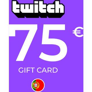 Twitch Gift Card 75 EUR Key - PORTUGAL
