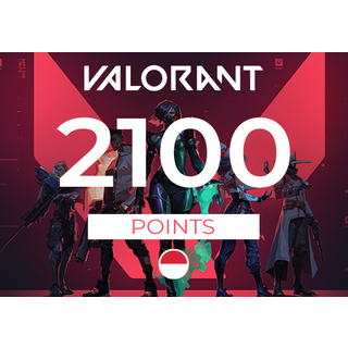 VALORANT Gift Card - 2100 Valorant Points Key - INDONESIA