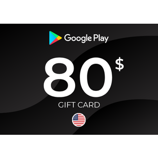 Google Play Gift Card 80 USD Key - UNITED STATES