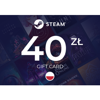 Steam Wallet Gift Card 40 PLN Key - POLAND
