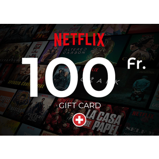 Netflix Gift Card 100 CHF Key - SWITZERLAND