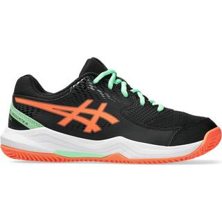 Asics Gel-Dedicate 8 Padel GS Black/Vivid Coral - Sort,Orange