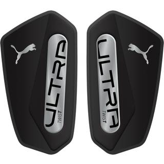 PUMA ULTRA Twist Football Sleeve Shinguards, Accessories, Black/Silver, M