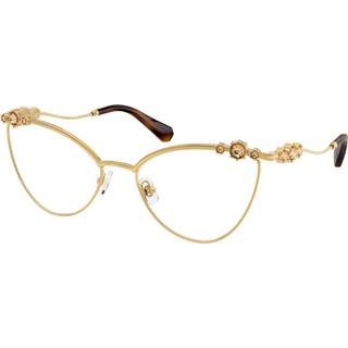 Swarovski Kvinde SK1033 4007 Optiske stel Metal Guld Transparent Cat Eye Normal