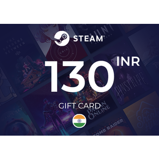Steam Wallet Gift Card 130 INR Key - INDIA