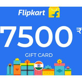 Flipkart Gift Card 7500 INR Key - INDIA