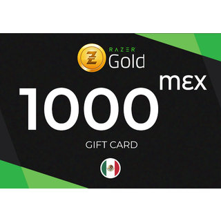 Razer Gold Gift Card 1000 MXN Key - MEXICO