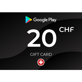 Google Play Gift Card 20 CHF Key - SWITZERLAND