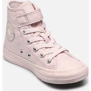 Converse Converse Pink Chuck Taylor Monochrome Kid High Trainers