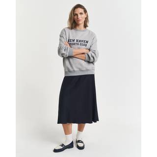 GANT Dame Fluid midi-nederdel (40) EVENING Blå