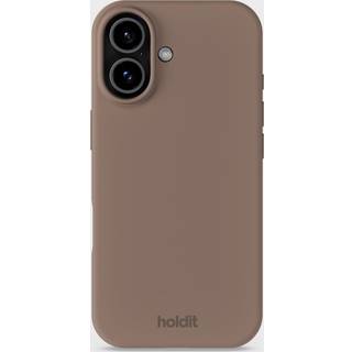 Holdit - Silicone Cover Mocha Brown - iPhone 17