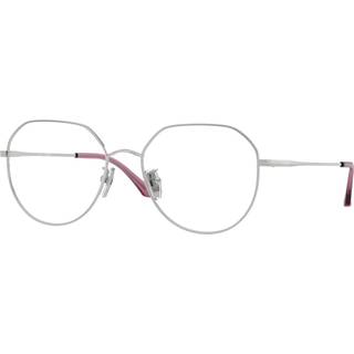 VOGUE EYEWEAR Kvinde VO4301D 323 Optiske stel Metal Sølv Transparent Geometrisk Normal
