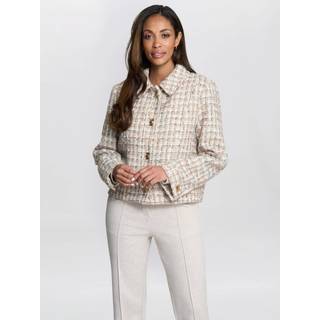 Gina Bacconi Gina Bacconi Natural Ami Textured Tweed Jacket