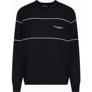 EMPORIO ARMANI Herren Pullover blau unifarben