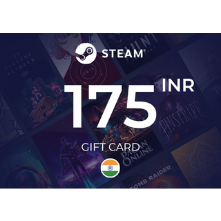 Steam Wallet Gift Card 175 INR Key - INDIA