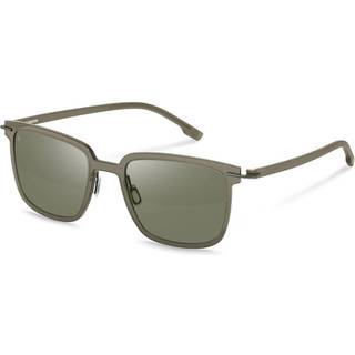 Rodenstock R3348 C130 55 Solbriller Mænd Grøn - Dark Grey - 55mm