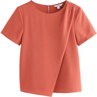 Next Kortærmet Crepe Asymmetrisk Top