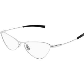 SAINT LAURENT Kvinde SAINT LAURENT SL 830 OPT 003 Optiske stel Metal Sølv Transparent Cat Eye