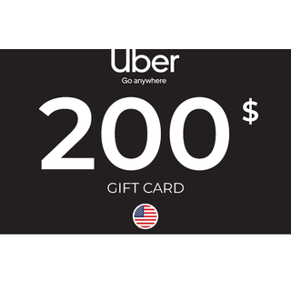 Uber Gift Card 200 USD Key - UNITED STATES