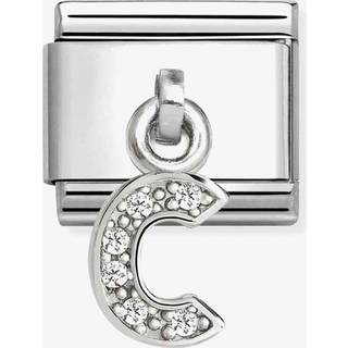 Nomination Silver CZ Dangle C Charm