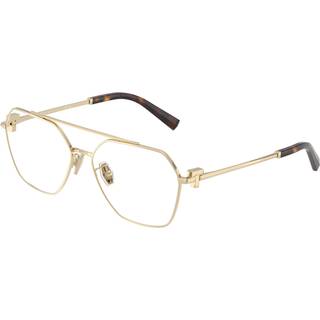 Tiffany Unisex TF1169 6021 Optiske stel Stål Guld Transparent Geometrisk Normal