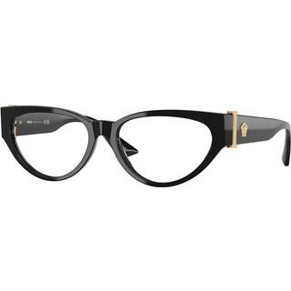Versace VE3366F Asian Fit GB1 55 Briller Kvinder Black - Black - 55mm